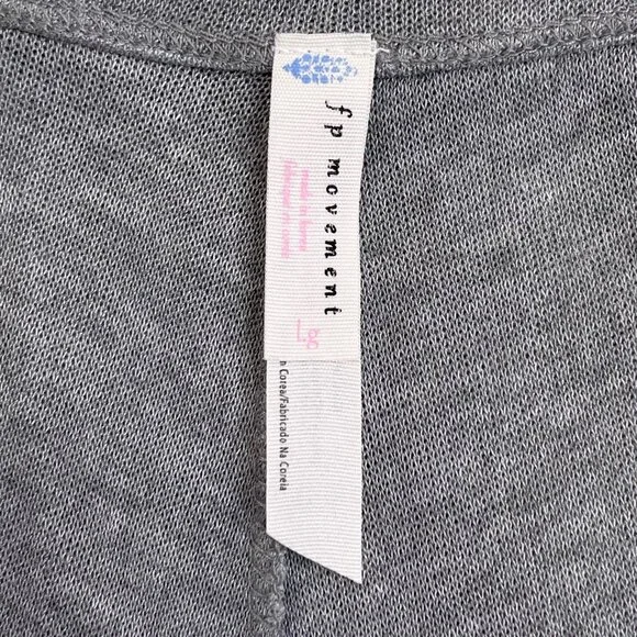 Free People Movement Sweet Flow Ruffle Pant Gray - Picture 6 of 11